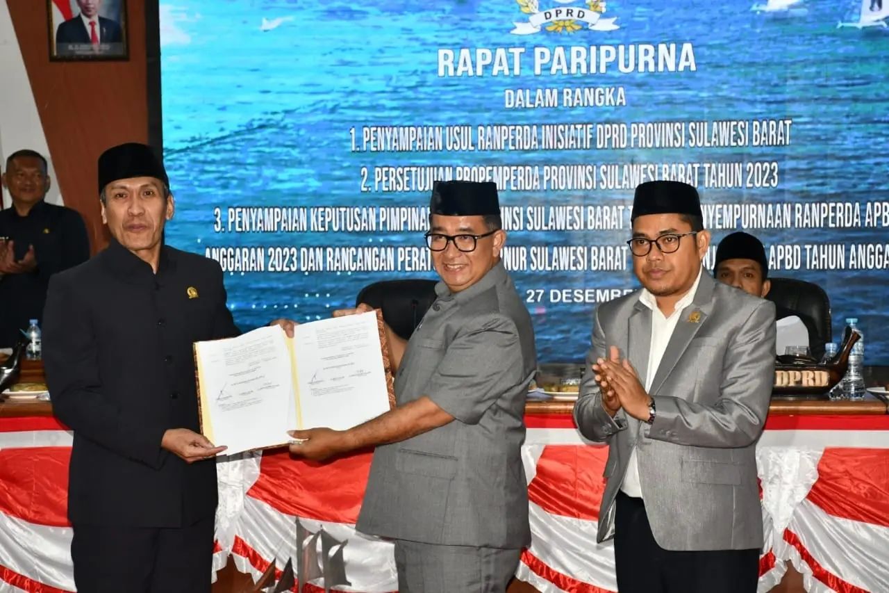 APBD 2023 Menunggu Register Mendagri, 4 Ranperda Inisiatif DPRD Sulbar Dibahas Lebih Lanjut